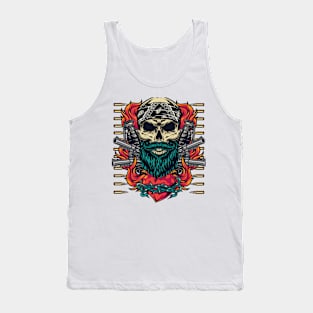 Colorful tattoo vintage Tank Top